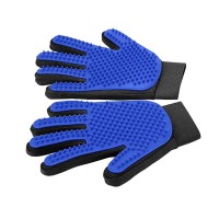 Wholesales Silicone Pet Hair Remover Gloves Pet Grooming Glove Deshedding Brush Pet Washing Glove