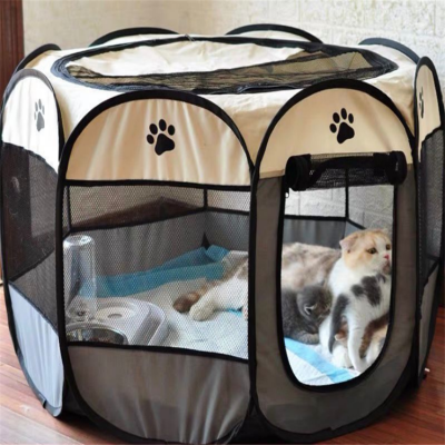 Wholesale Transparent Pet Kennel Fashionable And Beautiful Hexagon Kennel Cat Kennel