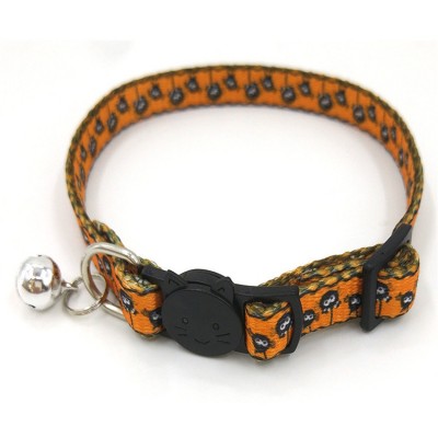 2020 amazon Halloween Pet Dog Collars Personalized Adjustable Leather Custom Soft Pet Dog Collars